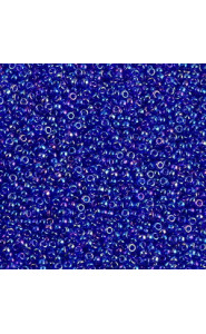 Miyuki rocailles Perlen 15/0 - Transparent cobalt ab 15-177